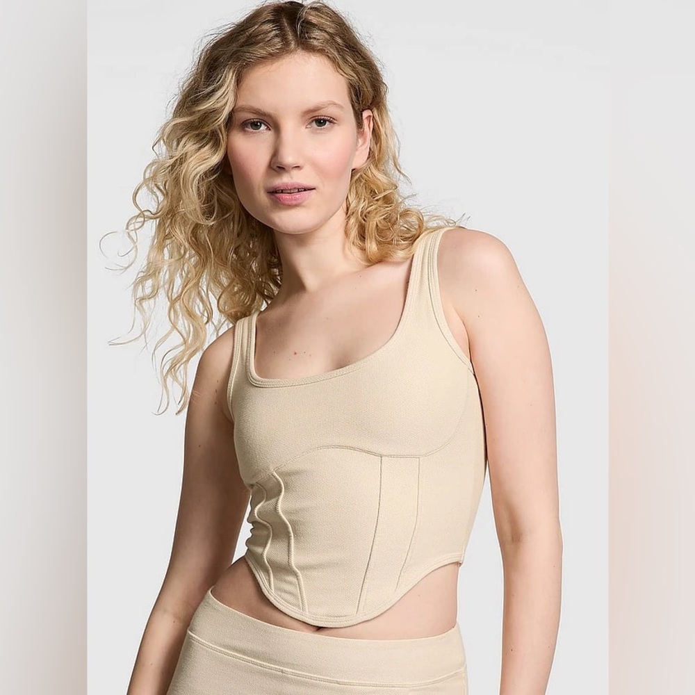 Victoria’s Secret Pink The Cinched Pique Corset